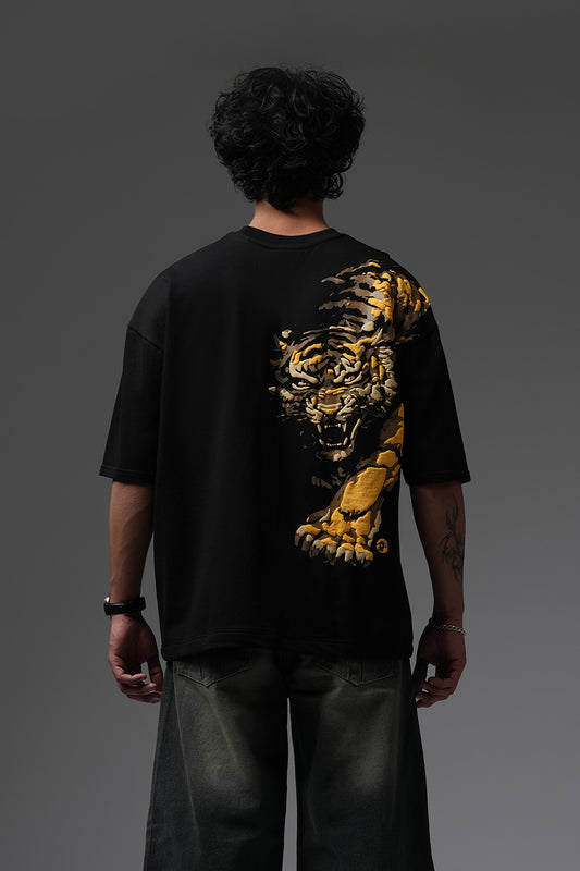 Wild Tiger Oversized T Shirt