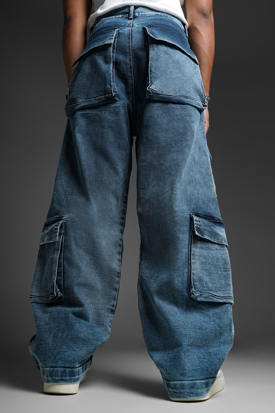 U10 Denim Cargo - Blue