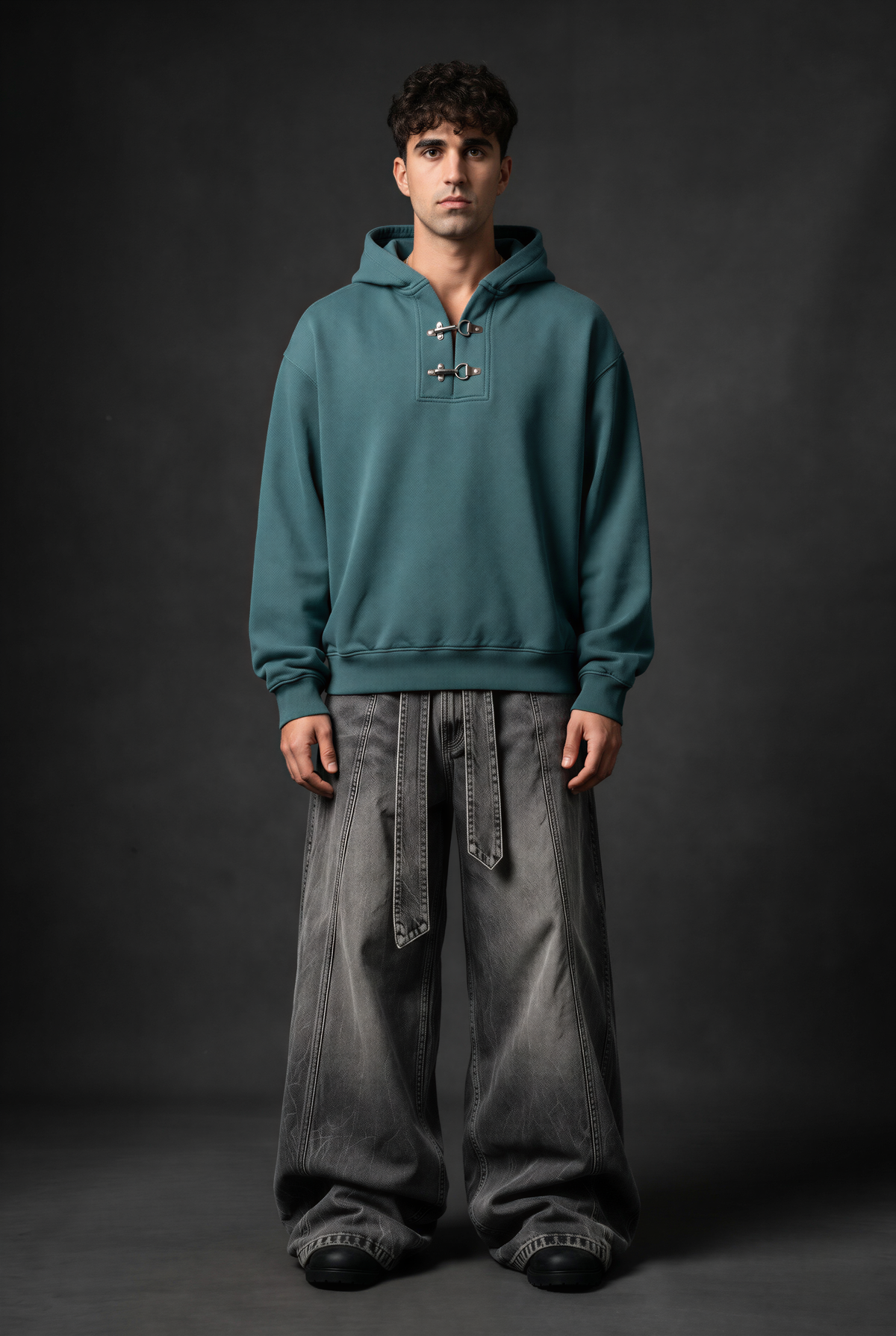 Forever Sounds Fake Clasp Hoodie