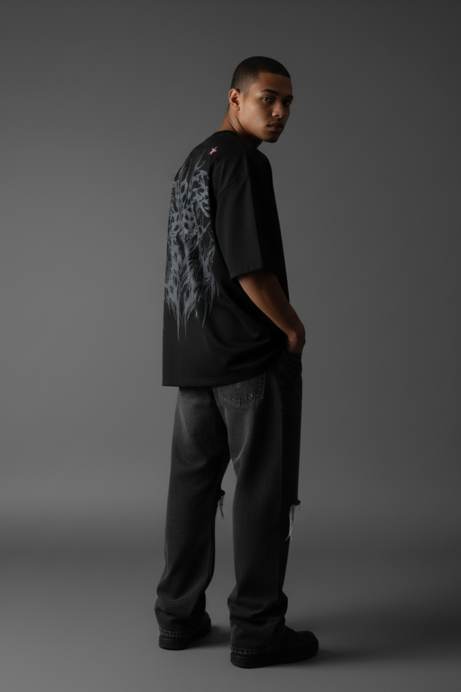 Weave of Wraith Oversized T Shirt