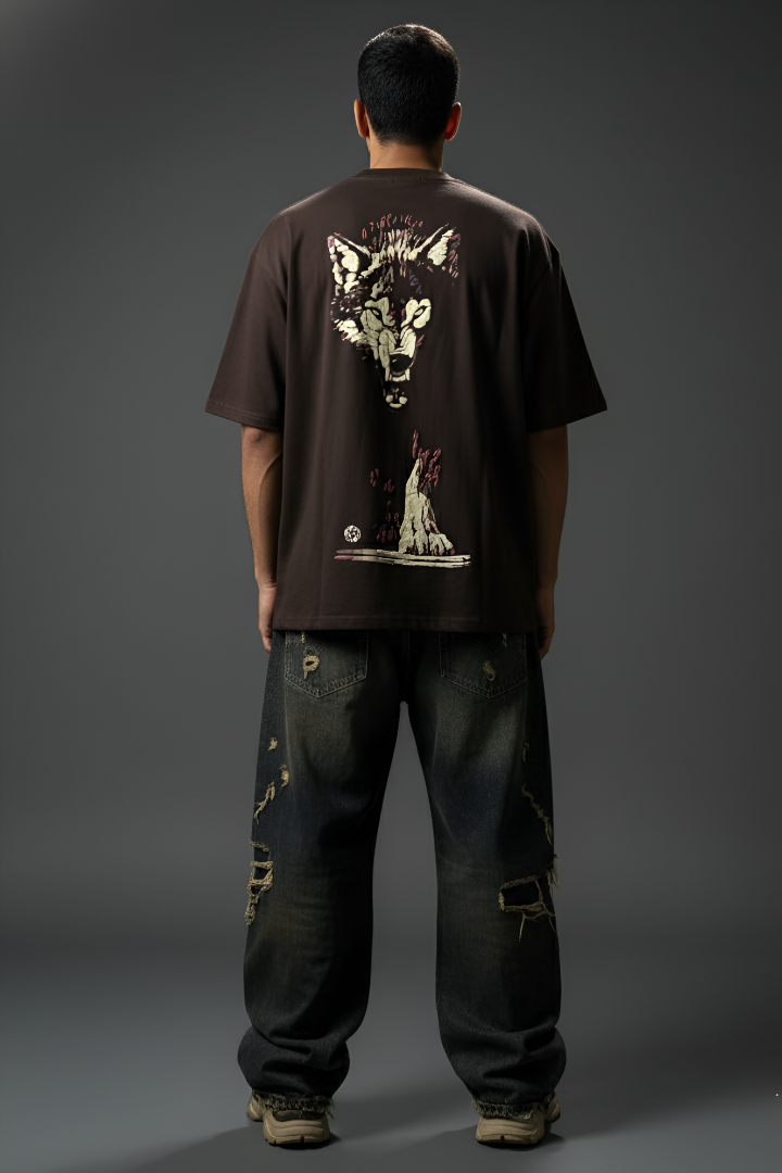 Wolf Oversized Tee