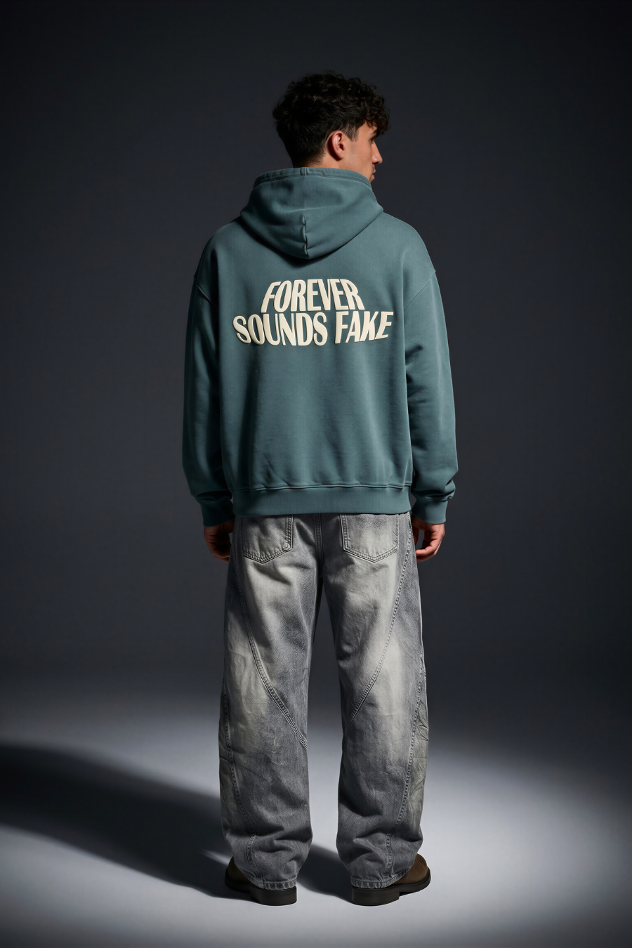 Forever Sounds Fake Clasp Hoodie