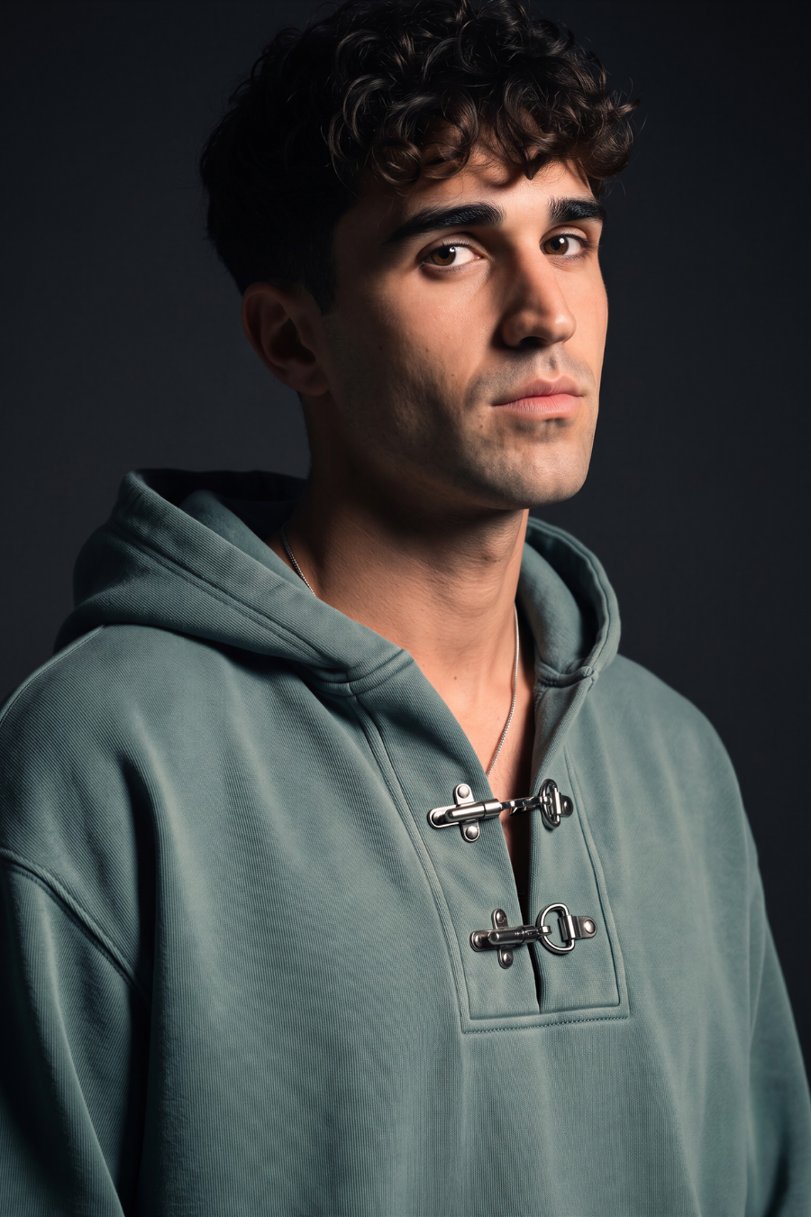 Forever Sounds Fake Clasp Hoodie
