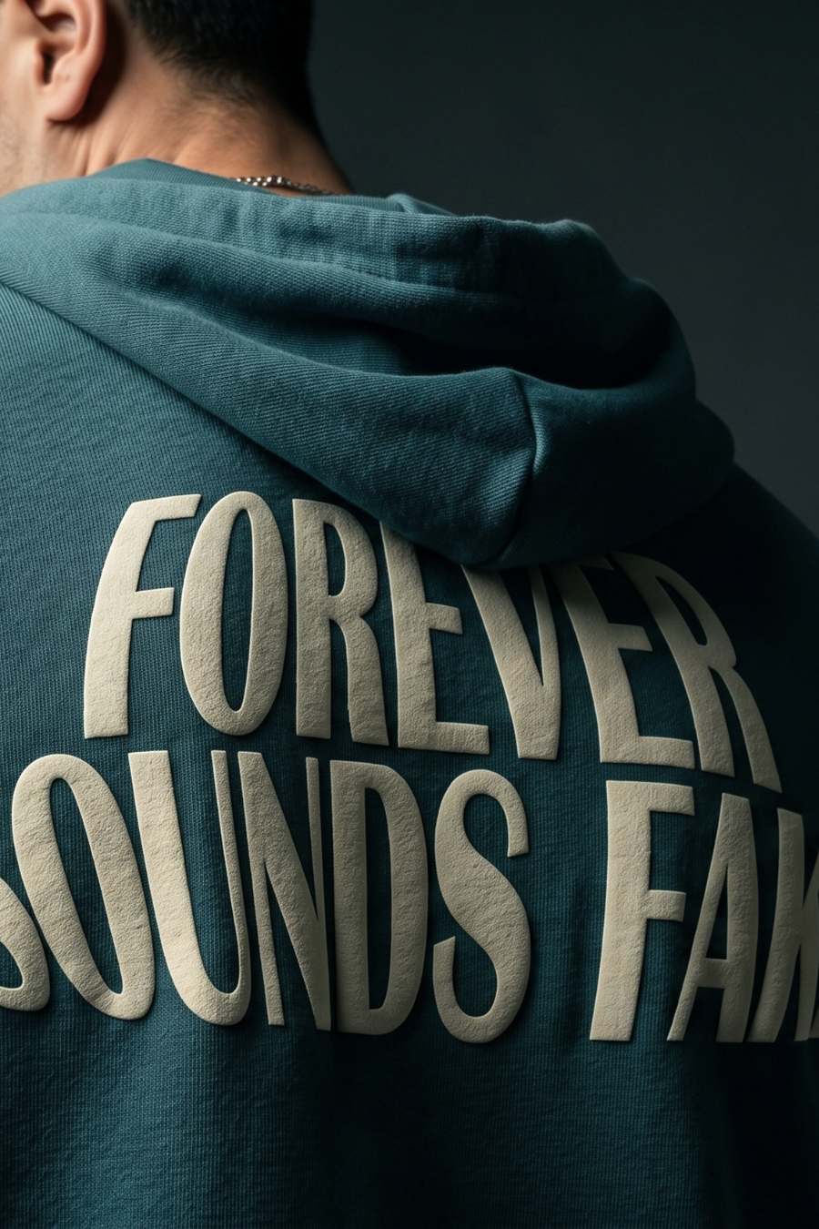 Forever Sounds Fake Clasp Hoodie