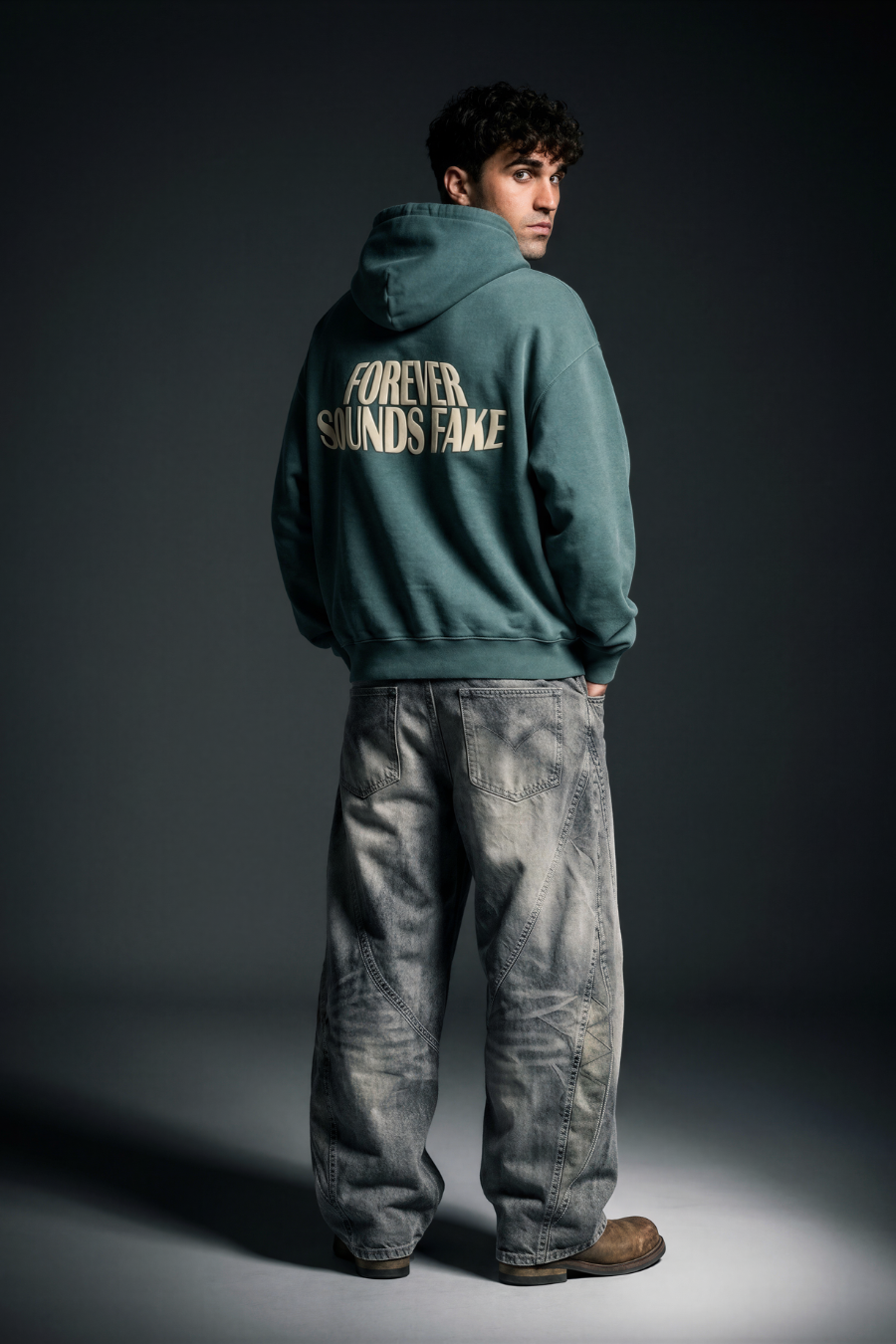 Forever Sounds Fake Clasp Hoodie