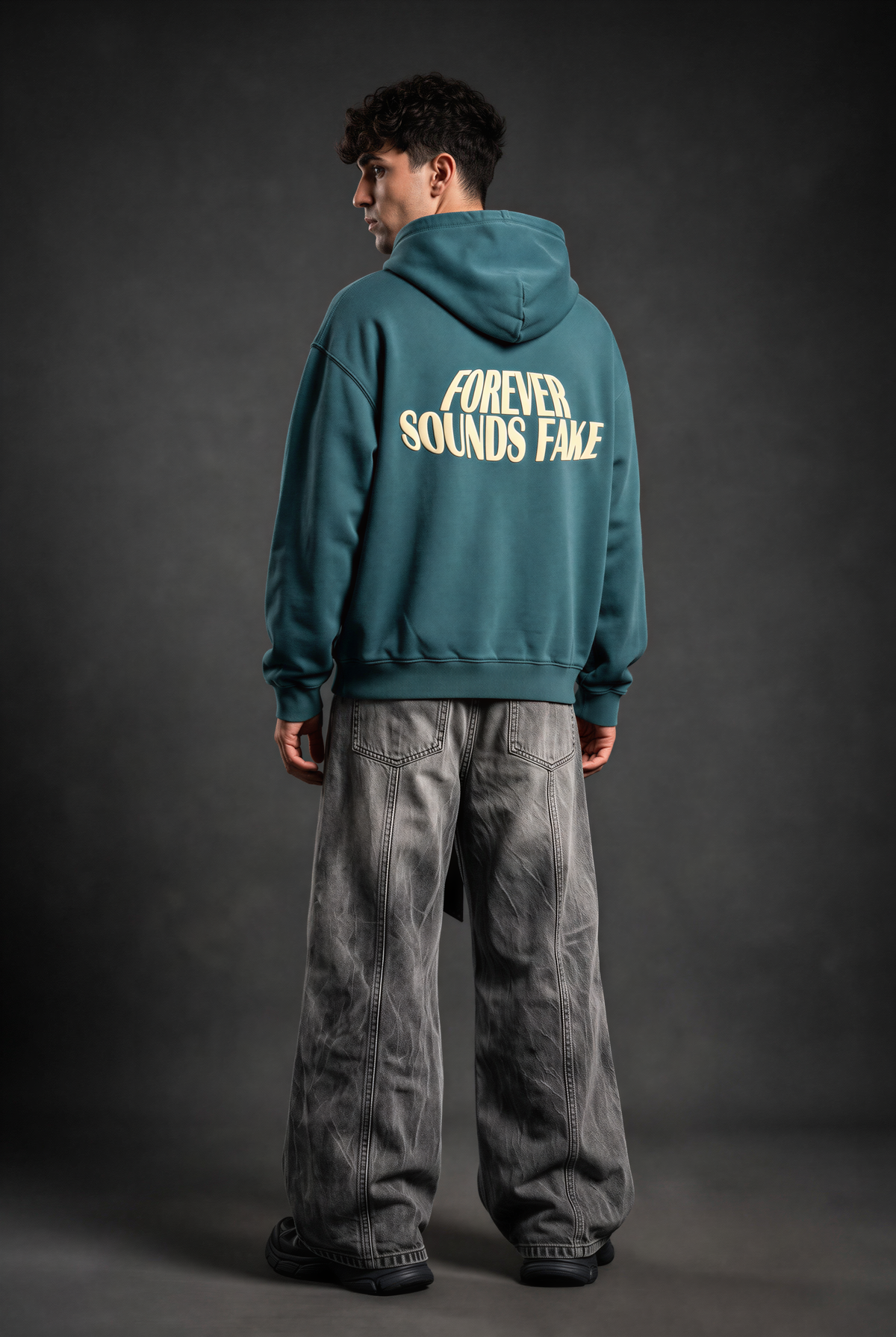 Forever Sounds Fake Clasp Hoodie