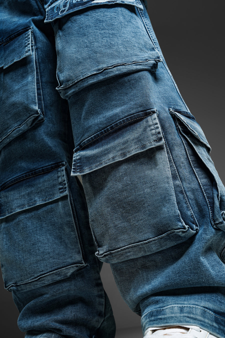 U10 Denim Cargo - Blue