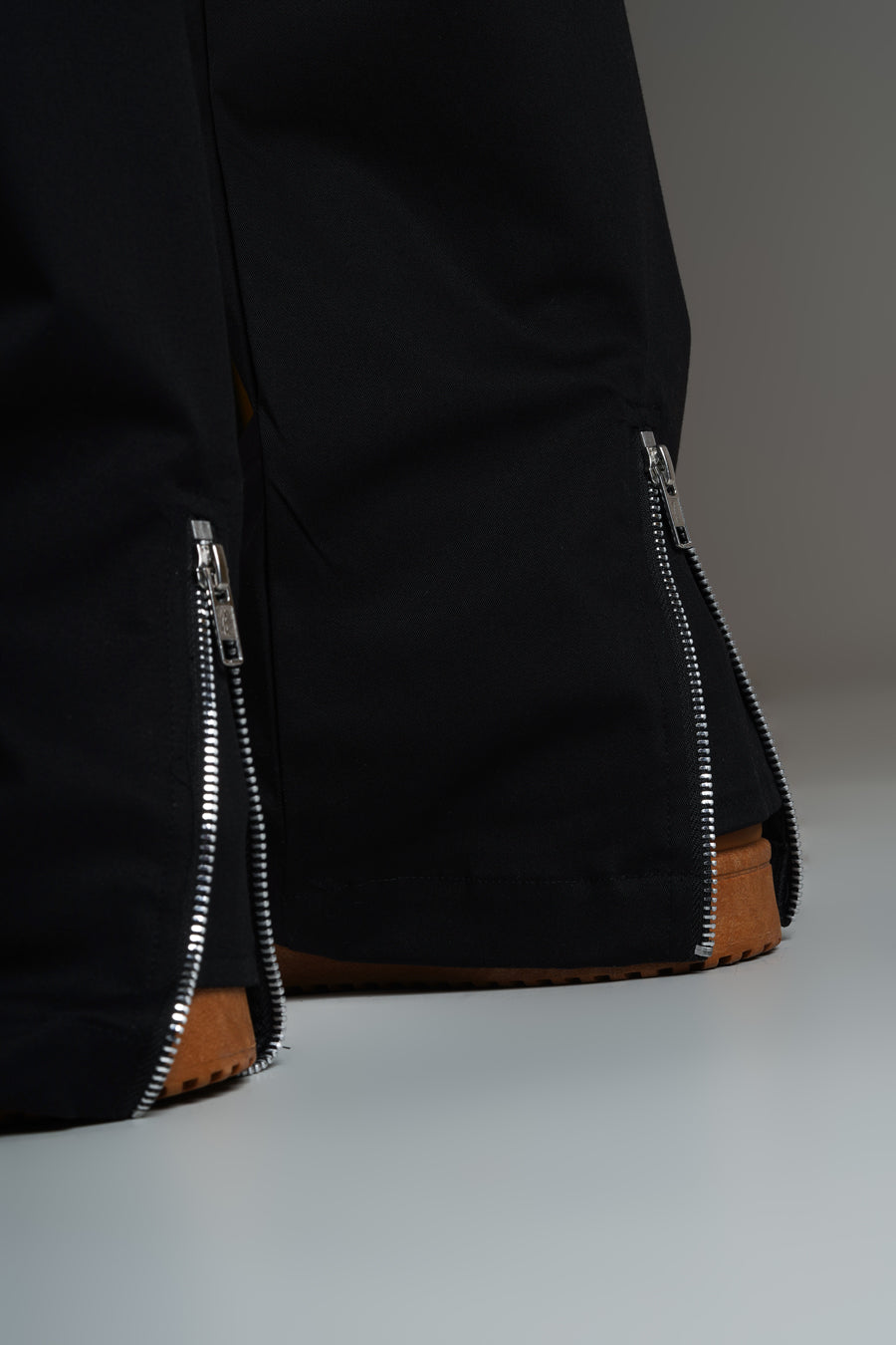 Zipper Flared Oversized T Shirt