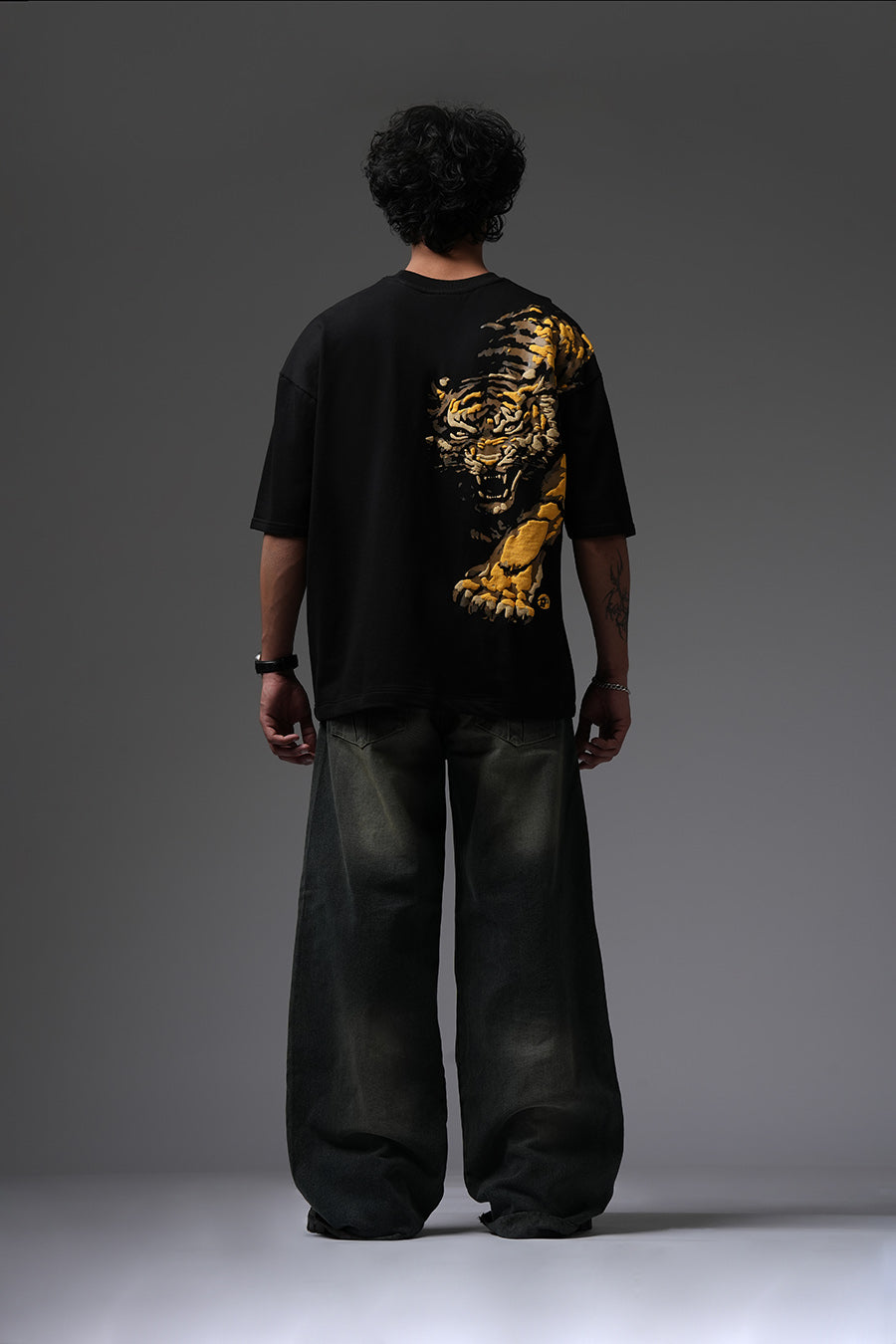 Wild Tiger Oversized T Shirt