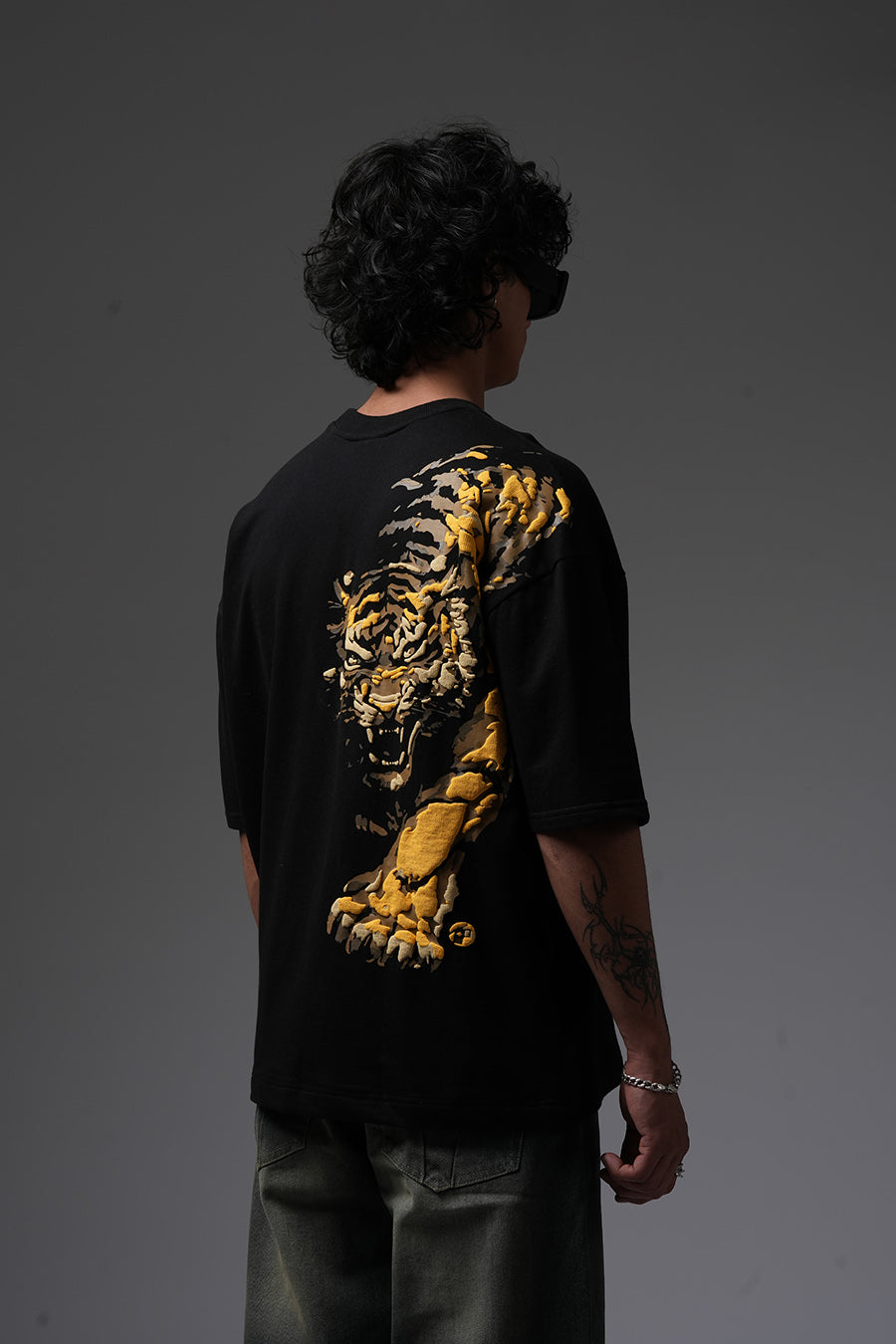 Wild Tiger Oversized T Shirt