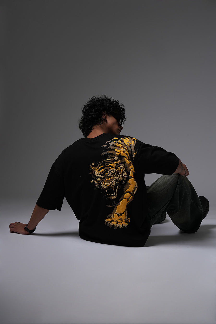 Wild Tiger Oversized T Shirt
